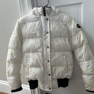 Appaman white puffer girls coat